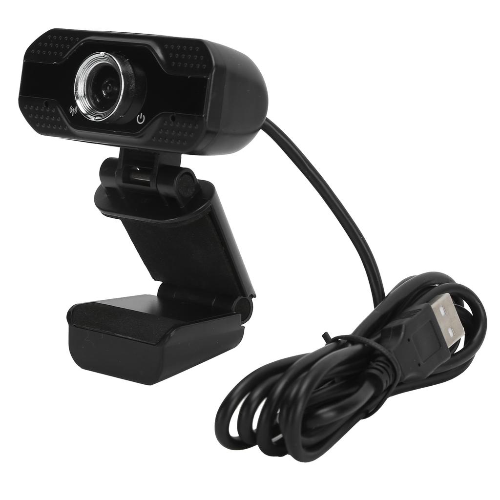 1080P Web Camera Full HD USB Webcam with Noise Cancelling Microphone MultiFunction Base