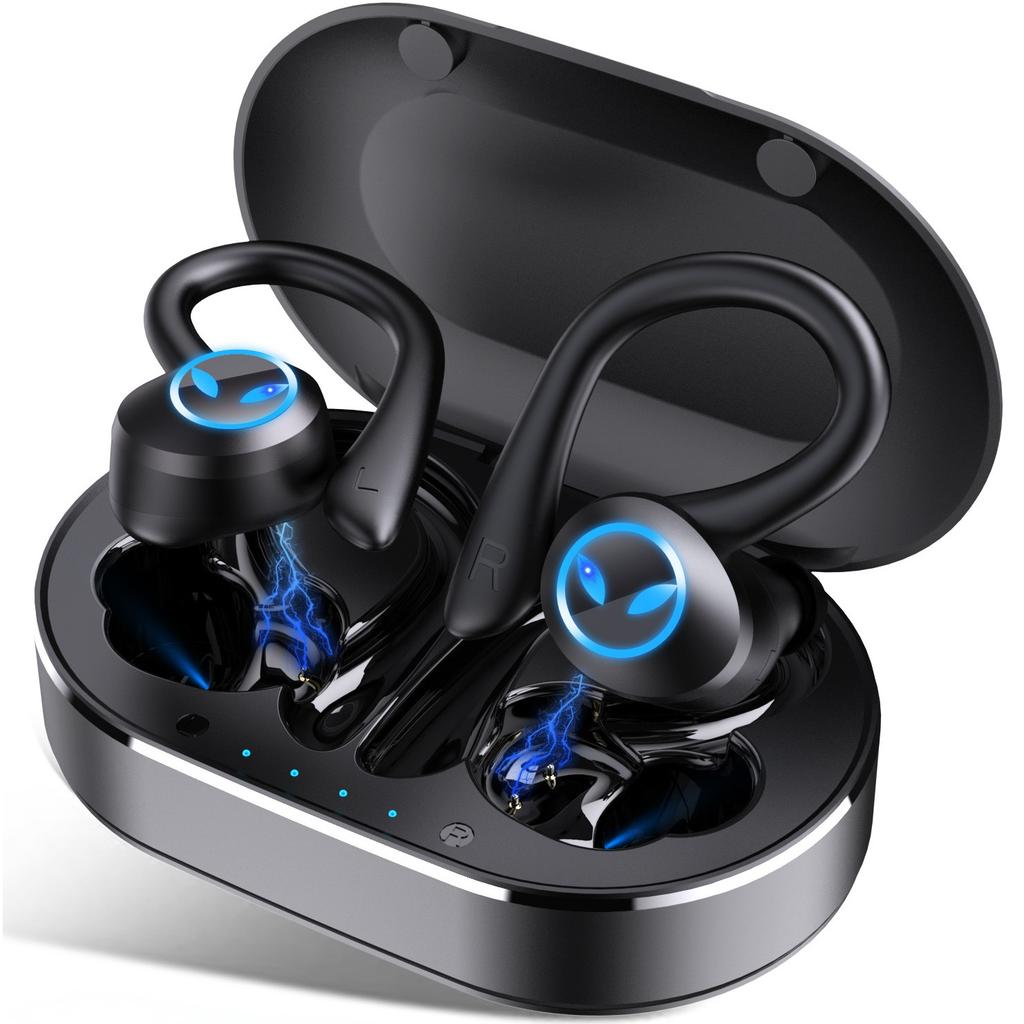 Wireless 5.4 Headphone Touch Control Sports Waterproof Bluetooth Earphone HiFi 9D Bass Stereo Earphone Headset With Microphone