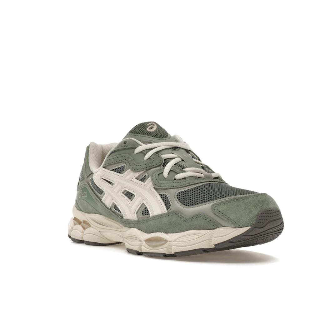 Asics Gel NYC Ivy Smoke Grey Unisex Sneakers Green 1203A383-302