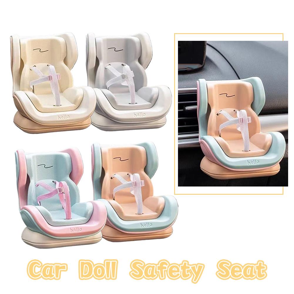 For Labubu Car Doll Safety Seat Cartoon Chair Model for Car Kawaii Ob11 Doll Seat Outlet Decor Car Interior Styling Accessories