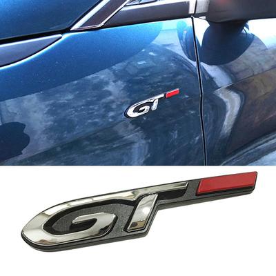 Fajna naklejka na samochód 3D Gt Design dla Peugeot Fashion Naklejka na drzwi samochodu
