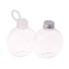 320/500Ml Flat Round Water Bottle Clear Milk Tea Coffee Bottle Drinking Bottles Portable Pet Juice Drink Bottle