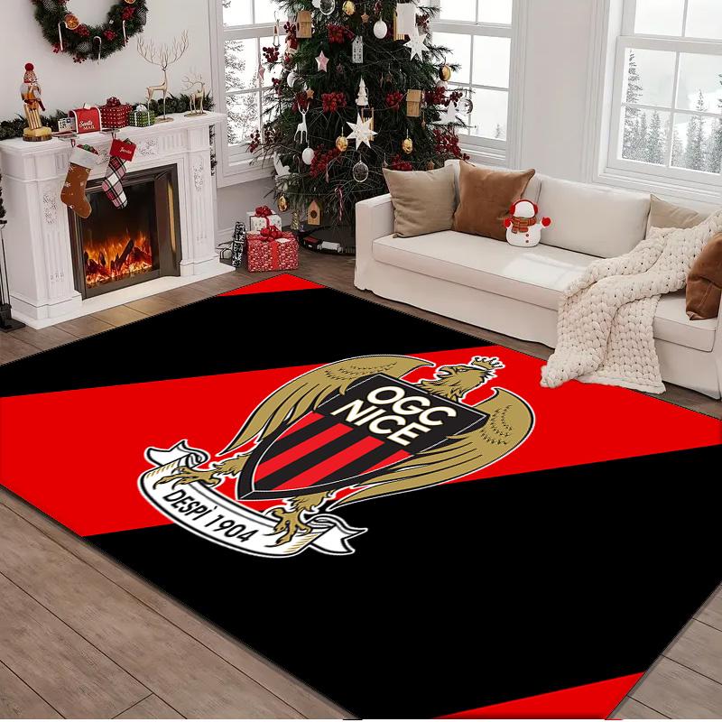 1PC rug Ogc Nice Crest Carpet, Chair Rug,Area Rug for Office Bedroom living rooms bedroom, Doormat decor Christmas fan gifts
