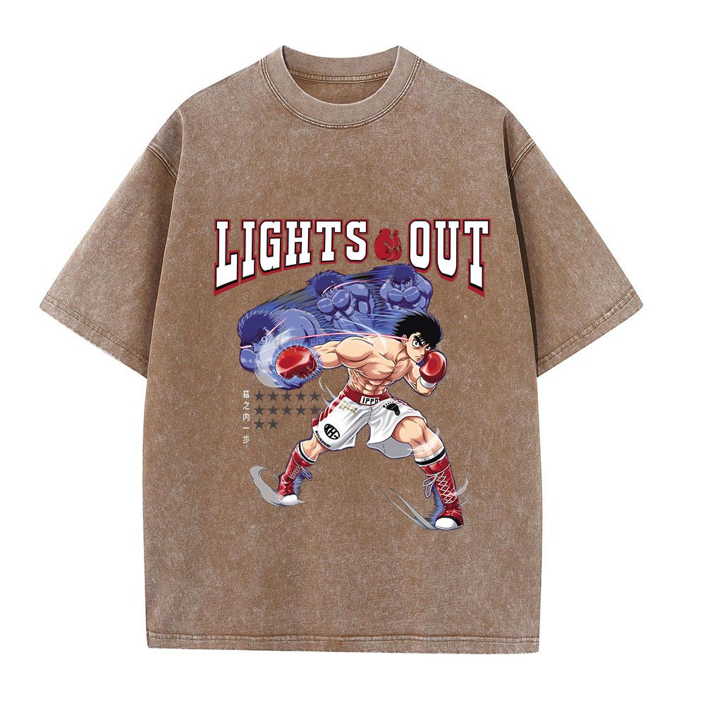 T-shirt Anime Lavate Retro Punk Gotico Y2K Stampa IPPO T-shirt Harajuku Casual Cotone Vintage Manica Corta Top Tee