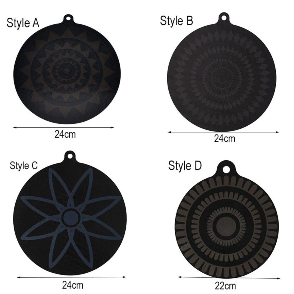 2pcs Thermal Sensor Color Change Induction Cooktop Mat Cooktop Scratch Protector  Dining Table