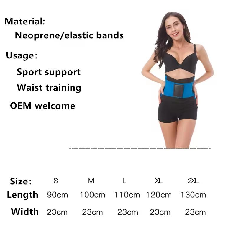 Premium Neopren Verstellbarer Taillentrimmer für Damen - Elastischer Schlanker Taillenverschluss - Intensives Training - Bauchstraffung - Lendenwirbelstütze