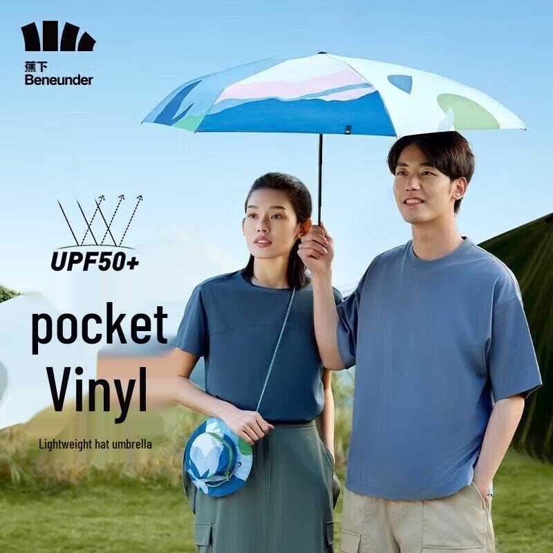 Beneunder Women s Mini Five-Fold Flower Bud UV Umbrella