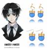 Phantom Troupe Chrollo Lucilfer Cosplay Earrings Anime Hunter X Hunter Clip Earrings for Women Men Jewelry Gift