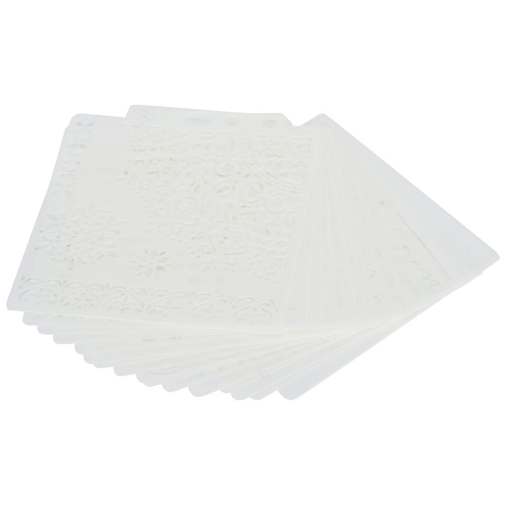 16Pcs Mandala Template Painting Drawing Stencils Set DIY Making Mold Art Craft Supplies