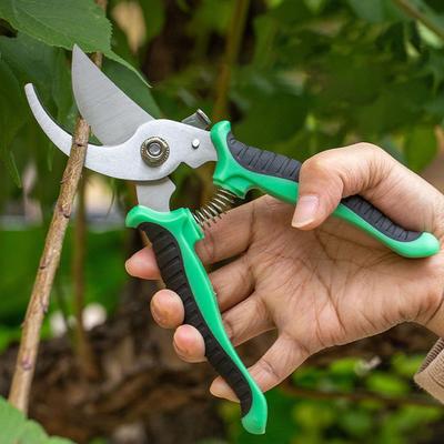 Pruner Garden Scissors Professional Sharp Bypass Pruning Shears Tree Trimmers Secateurs Hand Clippers For Garden Beak Scissors
