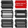 Multifunction Vegetable Cheese Slicer Shredder Cutter Shred Kitchen Grater Peeler Attachment For 3.5QT 4.5QT 6QT 7QT 8QT