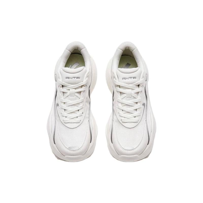 Anta Meow Shoes 3 Anti Slip Wear Resistant Low Top Chunky Sneakers Women's White Sneakers 922338888-1