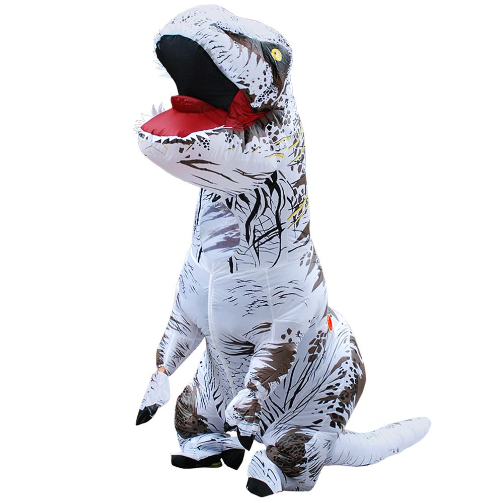 Adult Kids T-Rex Dinosaur Inflatable Costumes Purim Halloween Christmas Mascot Anime Party Cosplay Costume Dress Fancy Suits