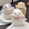 Bag Charm Hamster Pendant Stuffed Animal Rat Plush Doll Soft Fabric Fluffy Mouse Keychain  Kids Toy