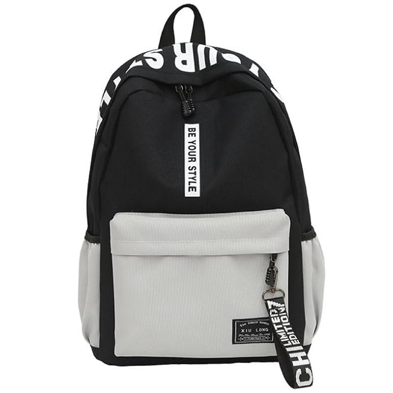 

[Blue Refrain] rucksack bag pack large capacity commute Commuting to school lightweight outdoor backpack With strap ladies (gray B)