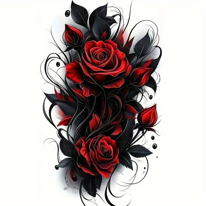 1 шт. Наклейка на автомобиль Темно-розовый цветок, Для кузова автомобиля, Двери домашнего окна 15cm