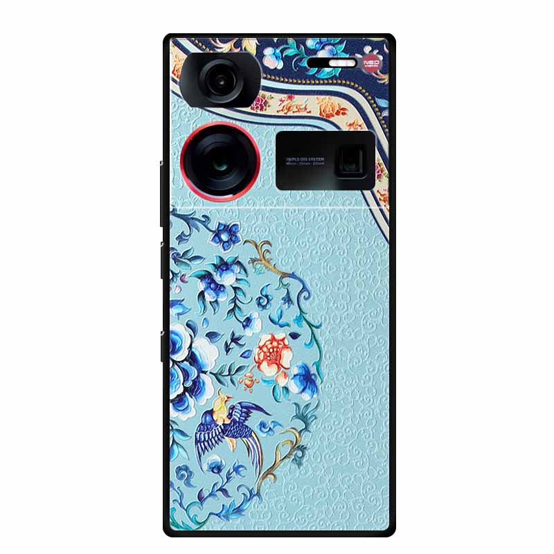 3D Emboss Case For ZTE Nubia Z60 Ultra Phone Case Flowers Soft Silicone Coque For Nubia Z60 Ultra Back Cover Cases Z 60 Z60Ultra