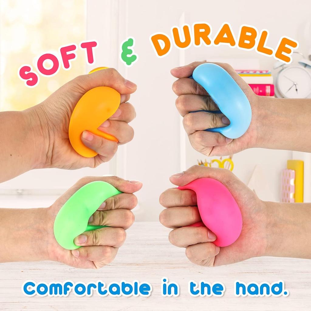 Toys Kids Childrens ElegantSquishy Stress Balls Resistance Fidget Adults Rebound Pinch Squeeze Ball Sensory Stress Relief Hand Therapy Fun