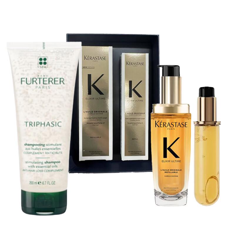 

Kérastase Elixir Ultime Hair Oil Set with Densi-fique Shampoo