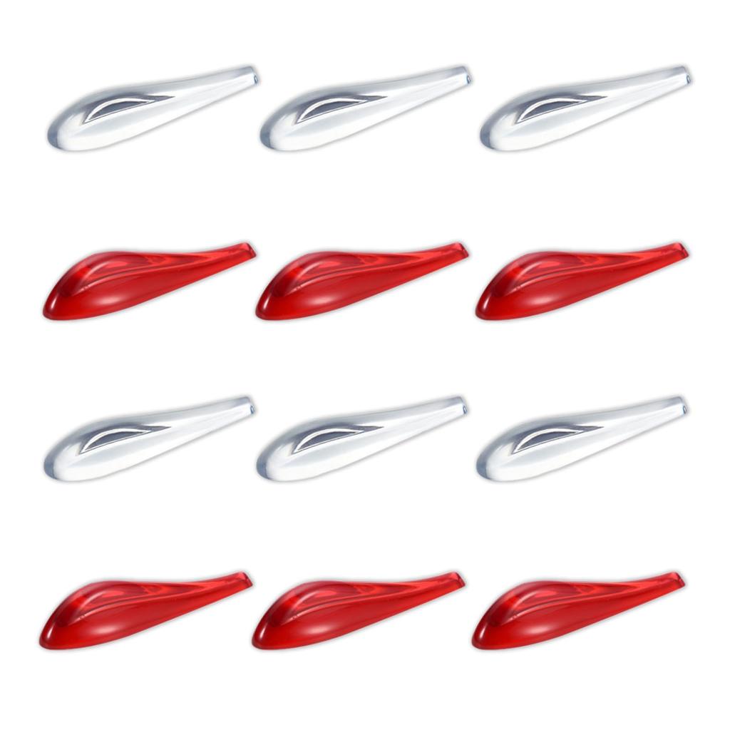 MAEXUS Car Anti-Collision Strip Protector(12 Pcs) Car Spoiler Strip Wind Noise Reducing Wind Spoiler