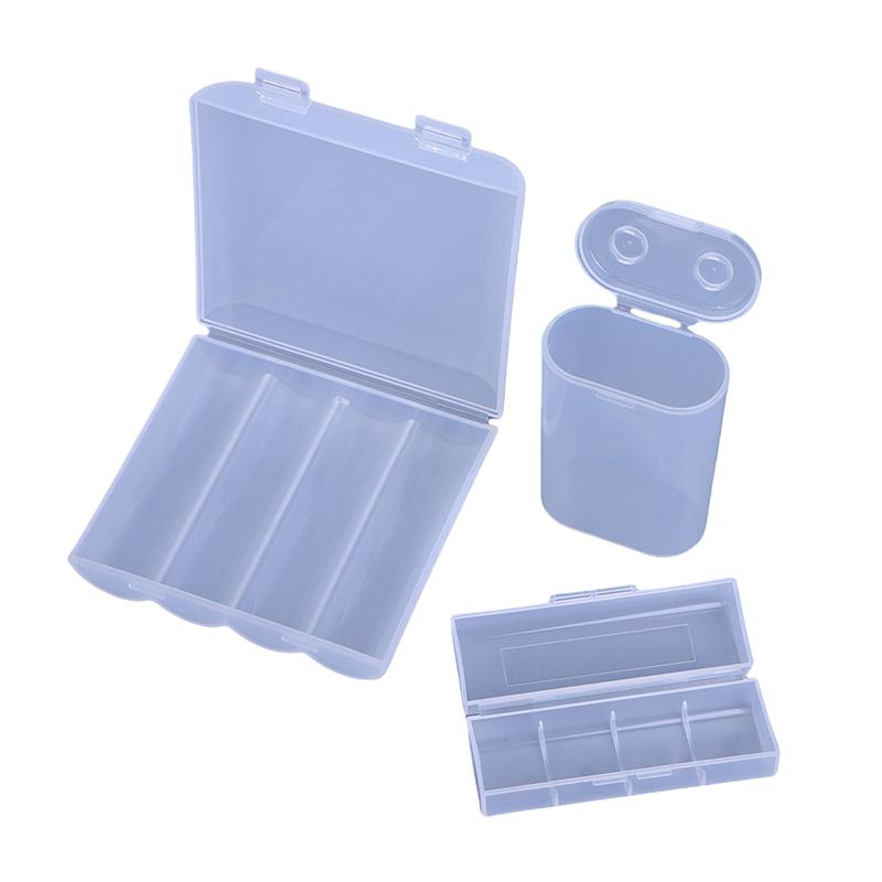 1/3Pcs 1 Section/2 Section/4 Section/8 Section 21700 Battery Anti Fall Protection Box 21700 Battery Pp Plastic Storage Box