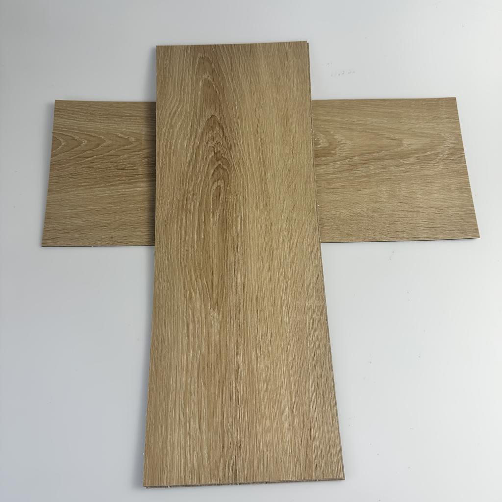 10Pcs 40x15cm PVC Floor Stickers Self-adhesive Waterproof Thickened Wood Grain Floor Foam Living Room