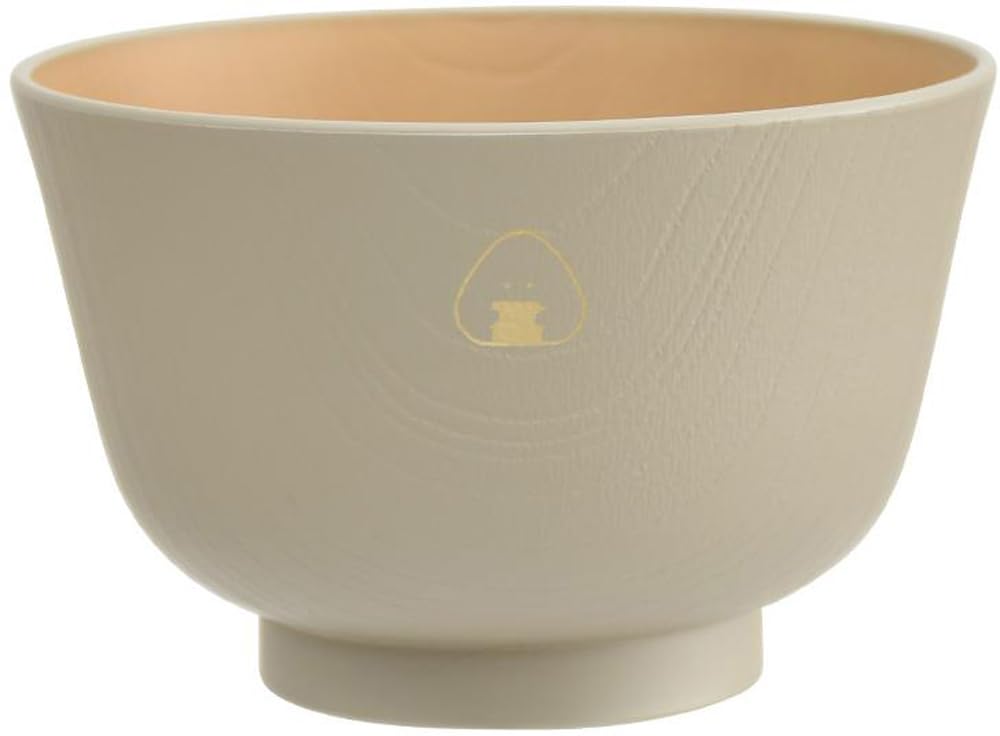 Ippinsha Gyutto Antibacterial Soup Bowl 330ml Made in Japan Safe Gift Item 47130 Onigiri-san Seaweed/Sweet Microwave/Dishwasher