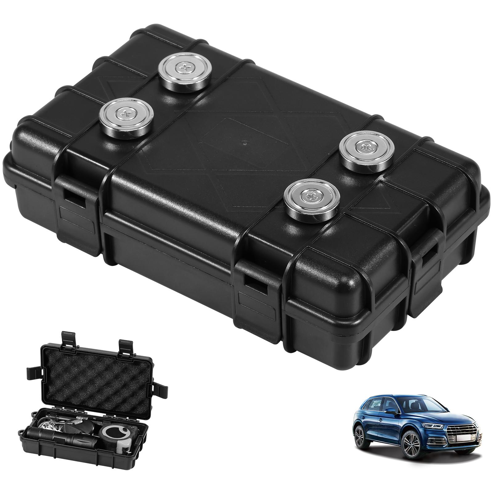 

1/2 шт. Улучшенный новый магнитный держатель для ключей, водонепроницаемый и пыленепроницаемый, коробка для хранения ключей от машины под машиной, магнитное хранилище для ключей для наружного использования