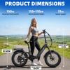 TTGO F7 Folding Electric Bike – 250W Motor – 48V 15Ah Battery – 120-140 Km Max Range – 20"×3.0" Tires – Hydraulic Brakes – Shimano 7speed