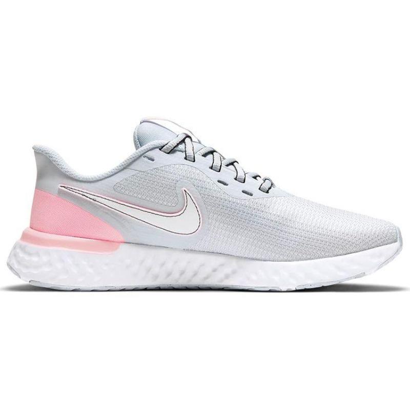 Nike Revolution 5 Low Top Running Shoes Women Grey Pink CZ8590-007