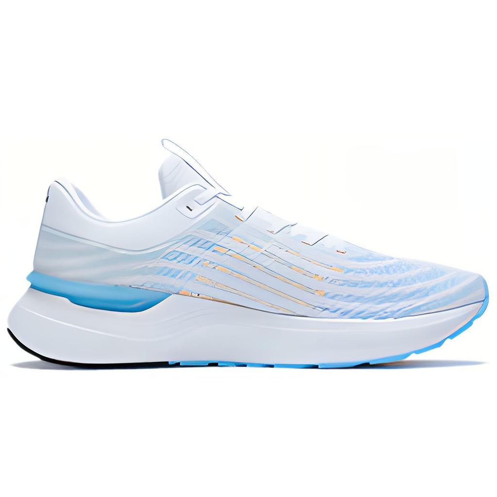 LINING Light And Shadow Element Running Shoes Men's Low top Standard White/Moonlight Blue