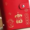 Chinese New Year Envelop Savings Challenges Book God of Wealth Style Cash Budget Notebook  Unisex