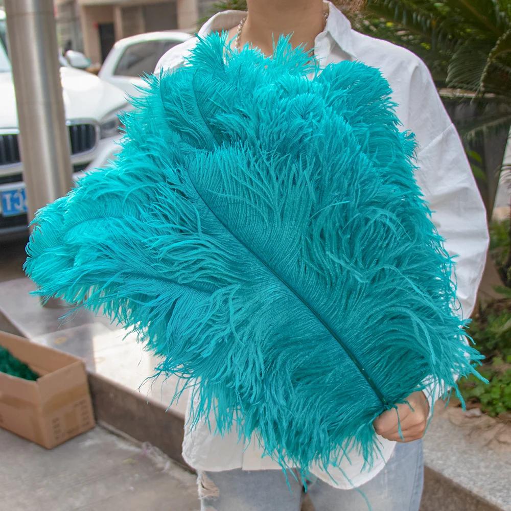 Wholesale Golden Ostrich Feathers Big 15-60CM Ostrich Plume for Wedding Party Home Decor Table Centerpieces Carnival DIY Crafts