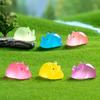 Moss Micro-landscape Glow-in-the-dark Rhinoceros Animal Ornament Gardening DIY Landscaping Accessories Desktop Ornament