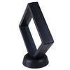 90*90Mm Nero 3D Fluttuante Gioielli Moneta Espositore Cornice Supporto Scatola Custodia Con Supporto