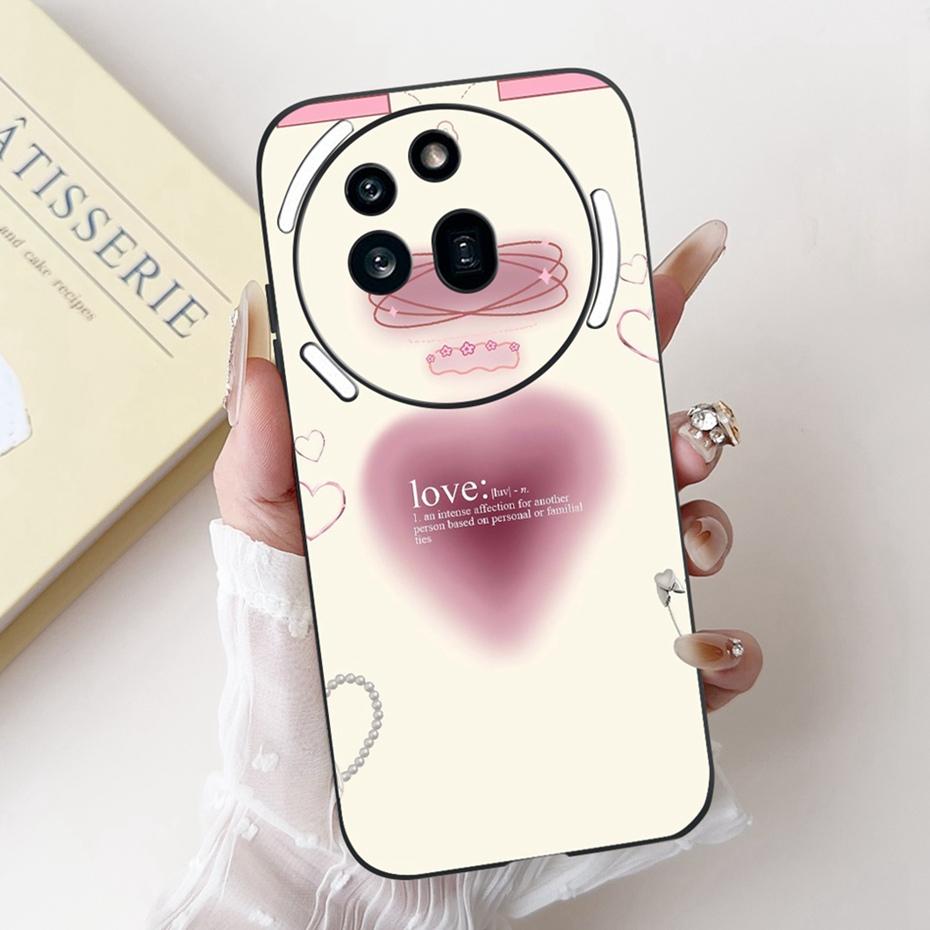 Fashion Painting Phone Case For Nothing Phone (3a) Pro Black Silicone Soft Cover For Nothing Phone3a 3a Pro Cases Bumpers