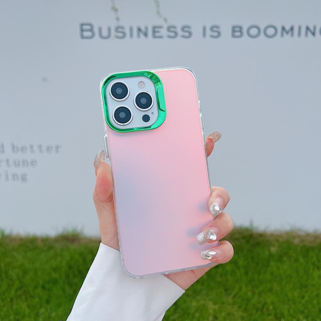 Applicable To Apple 16 Mobile Phone Case Chameleon Anti-fall IPhone 15 Promax Protective Case Laser 14 Simple