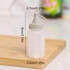 4PCS Kitchen Household Sauce Vinegar Squeeze Bottle Portable Outdoor Barbecue Picnic Feast Bottle Kitchen Accessories Small Tool