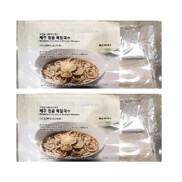 MUJI Jeju Green Tangerine Buckwheat Noodles 126g X 2ea