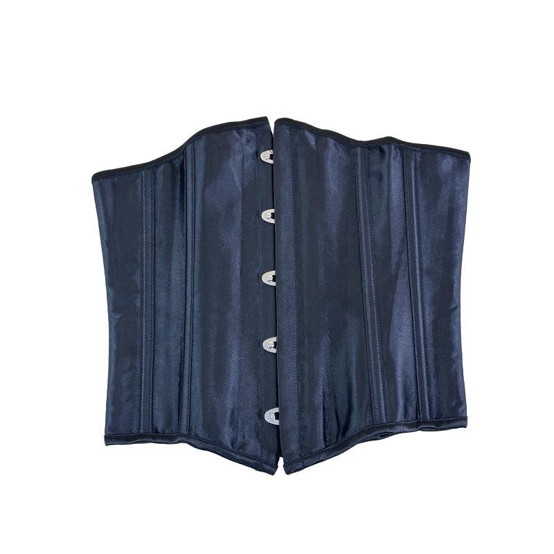 

Multicolor Court-Style Satin Waist-Cinching Belt for Wedding Dresses 2XL чорний