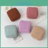 Light Corduroy Makeup Organizer With Stitching For Daily Use And Travel Storage