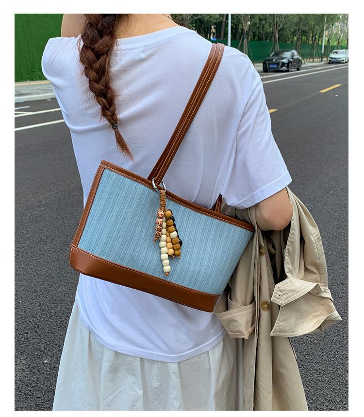 Retro Korean Pleated Underarm Shoulder Bag 2025 - Women's Large Capacity Crossbody Bucket Style