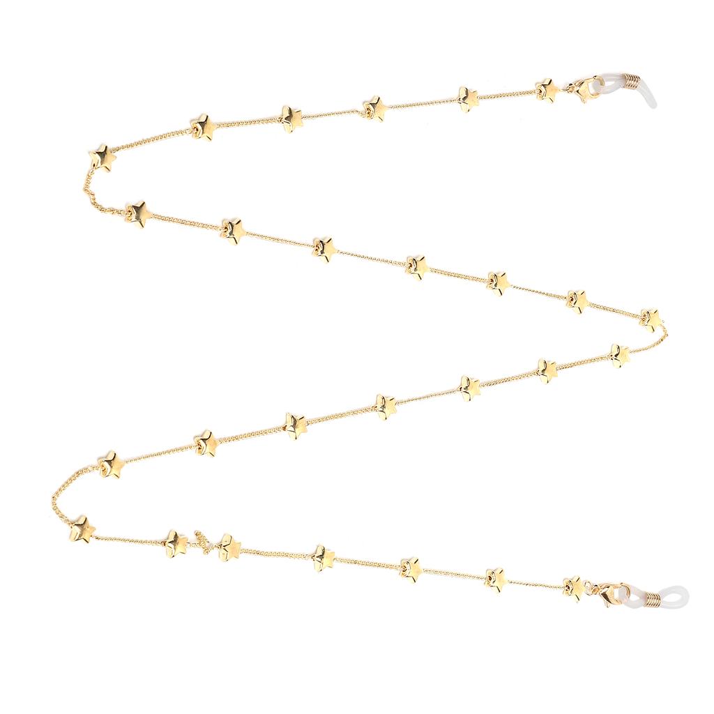 Star Pattern AntiLost Eyeglasses MouthMuffle Chain Eyeglasses Holder Chain Lanyard