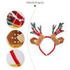 Christmas Party Headband, Elf Leg & Antler Cartoon Hair Hoop for Adults & Kids