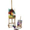Elm Wood Table Easel - with Adjustable Stand - Easy To Fold - Maximum Canvas Height: 56cm - Weight: 1.3 Kg. Ref 22156