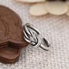 New Korean-Japanese Retro Knot Adjustable Finger Ring for Women - Hip Hop Style