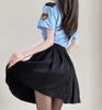 Police Cosplay Halloween Police Officer Costume Skirt Tie Set Policewoman Disguise Cute Uniform Sexy Mini Skirt Cosplay Police Costume Cultural
