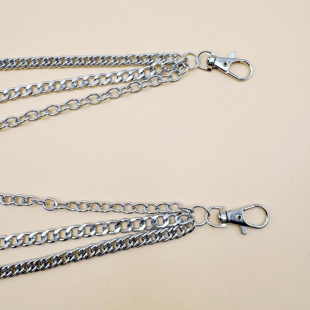 Multi-layer Metal Chain Pendant: Trendy Hip Hop Waist Accessory