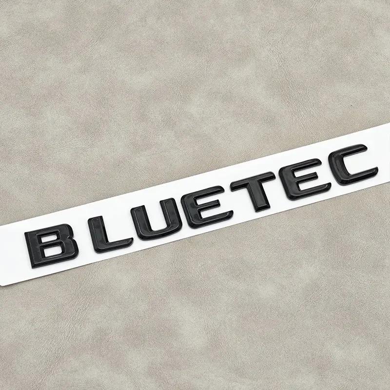 ABS Letters Logo Car Rear Trunk Emblem Badge Stickers For Mercedes Benz BLUETEC W213 W212 W204 W205 W176 W164 CLK G63 GLA S300 TP9