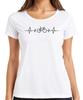Bicycle Heartbeat Ecg Bicycle Love Pulse Cyclist Road Bike Biker Unisexs Tshirt